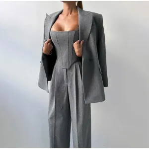Sophia™ - Chic Tailored Blazer Ensemble