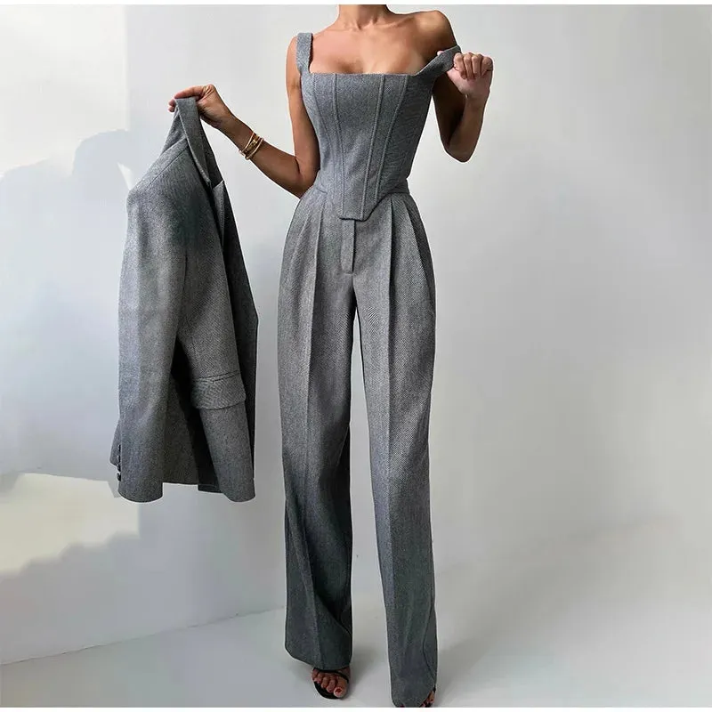 Sophia™ - Chic Tailored Blazer Ensemble