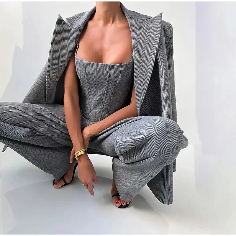 Sophia™ - Chic Tailored Blazer Ensemble