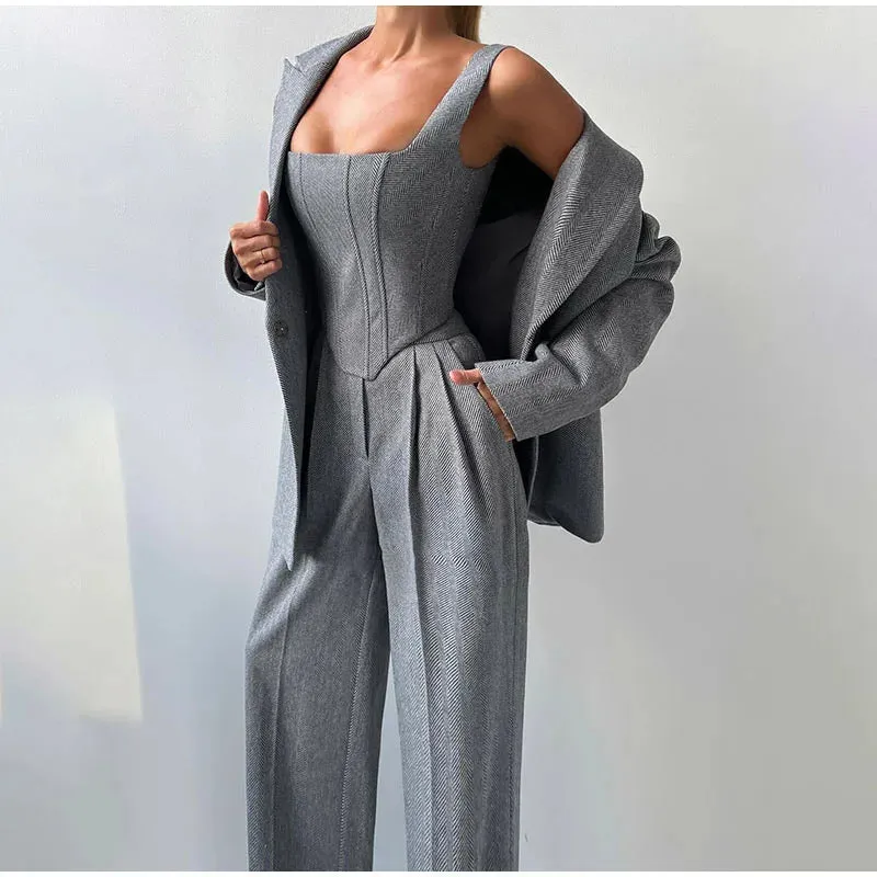 Sophia™ - Chic Tailored Blazer Ensemble