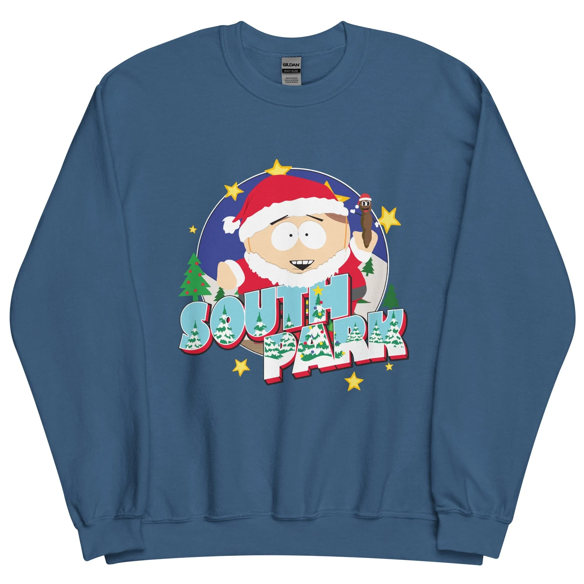 South Park Cartman and Mr. Hankey Holiday Fleece Crewneck Sweatshirt