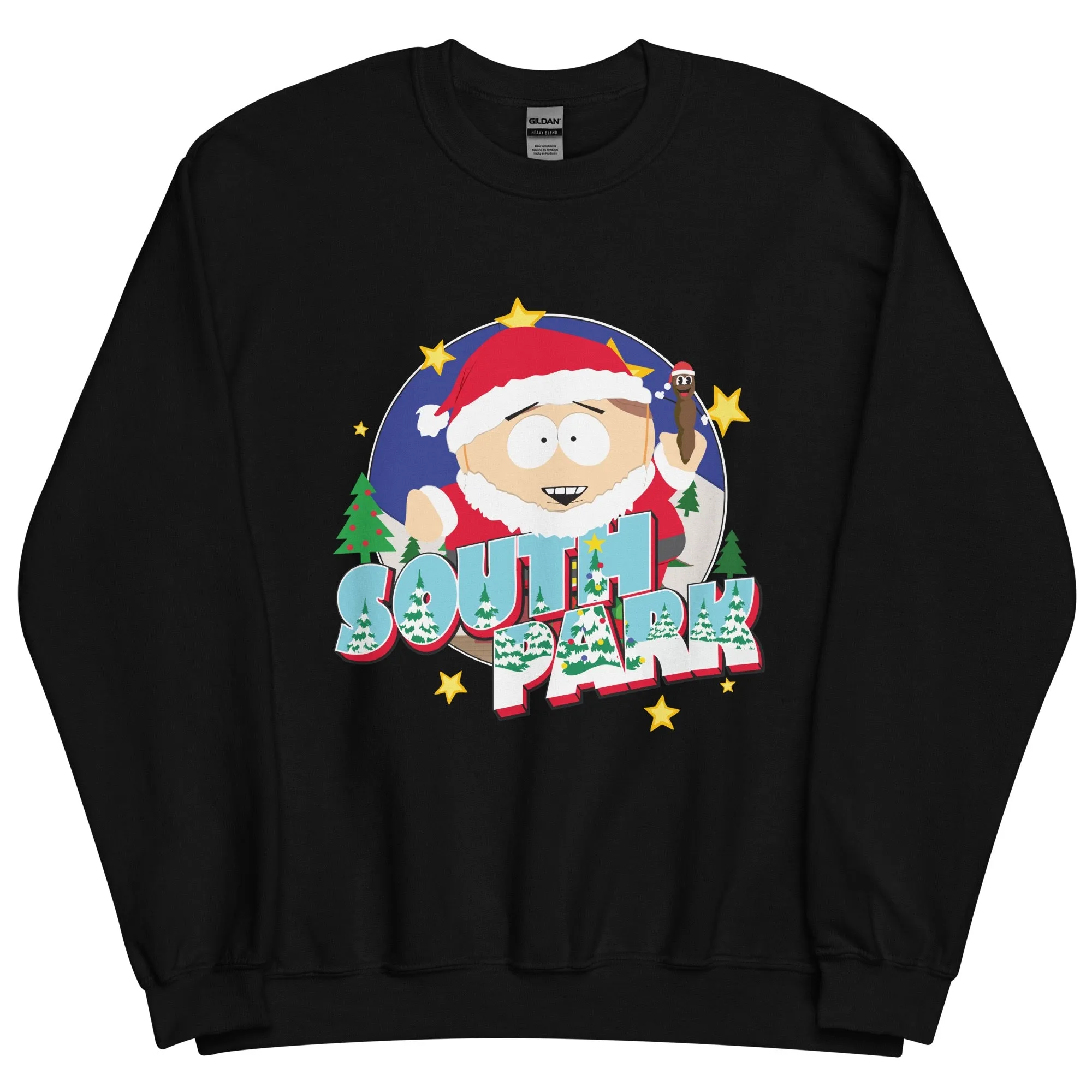 South Park Cartman and Mr. Hankey Holiday Fleece Crewneck Sweatshirt