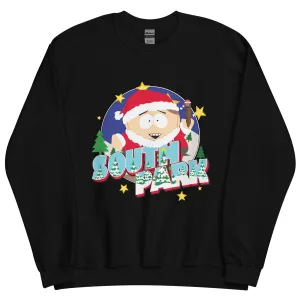 South Park Cartman and Mr. Hankey Holiday Fleece Crewneck Sweatshirt