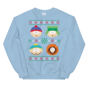 South Park Character Holiday Fleece Crewneck Sweatshirt