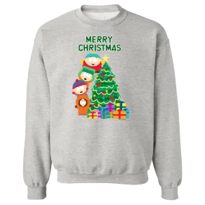 South Park Merry Christmas Holiday Fleece Crewneck Sweatshirt