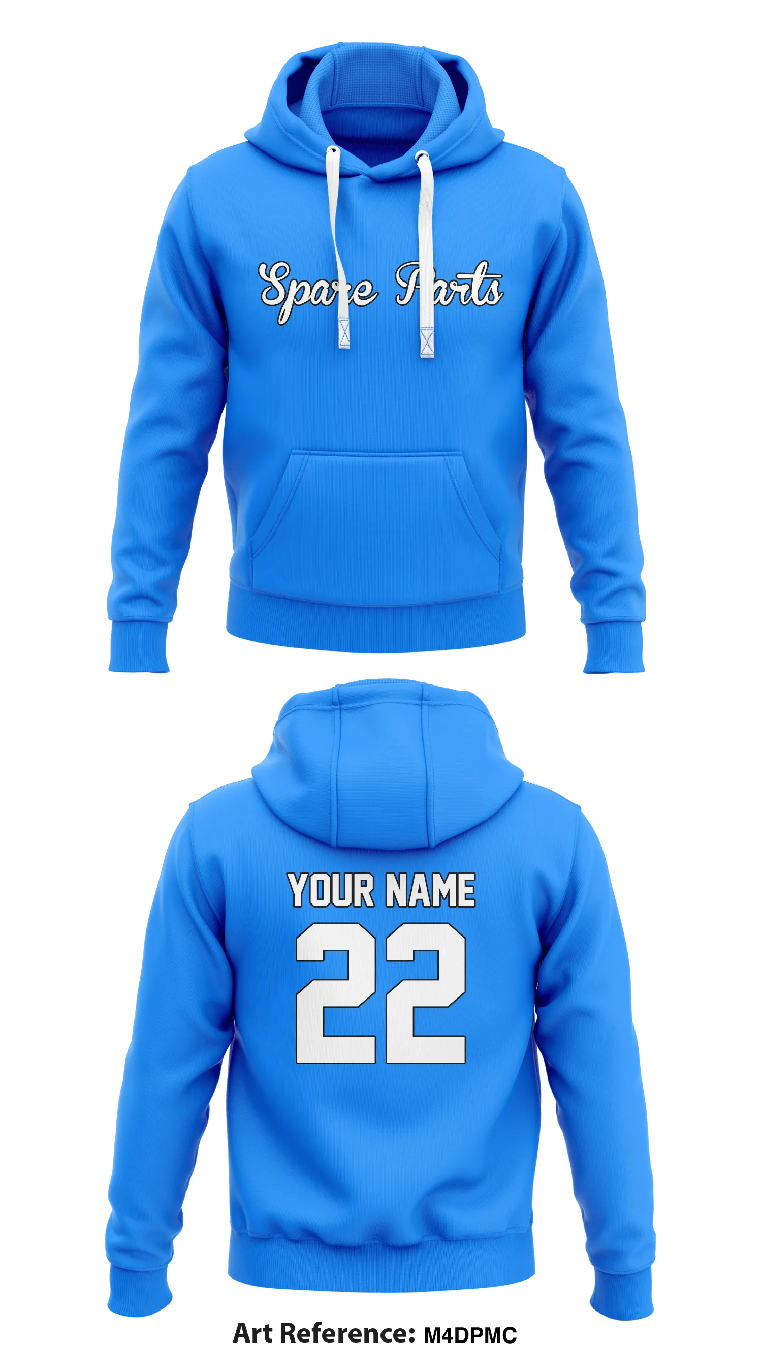 Spare Parts Store 1  Core Men's Hooded Performance Sweatshirt - M4DPmc
