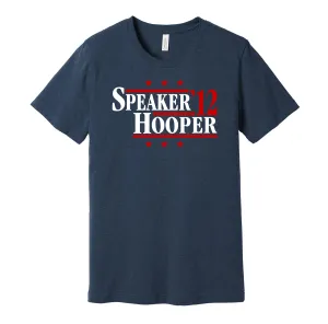 Speaker & Hooper '12 - Boston Baseball Legends Political Campaign Parody T-Shirt - Hyper Than Hype Shirts