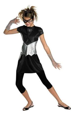 Spider Girl Black Suited 7-9  Costume