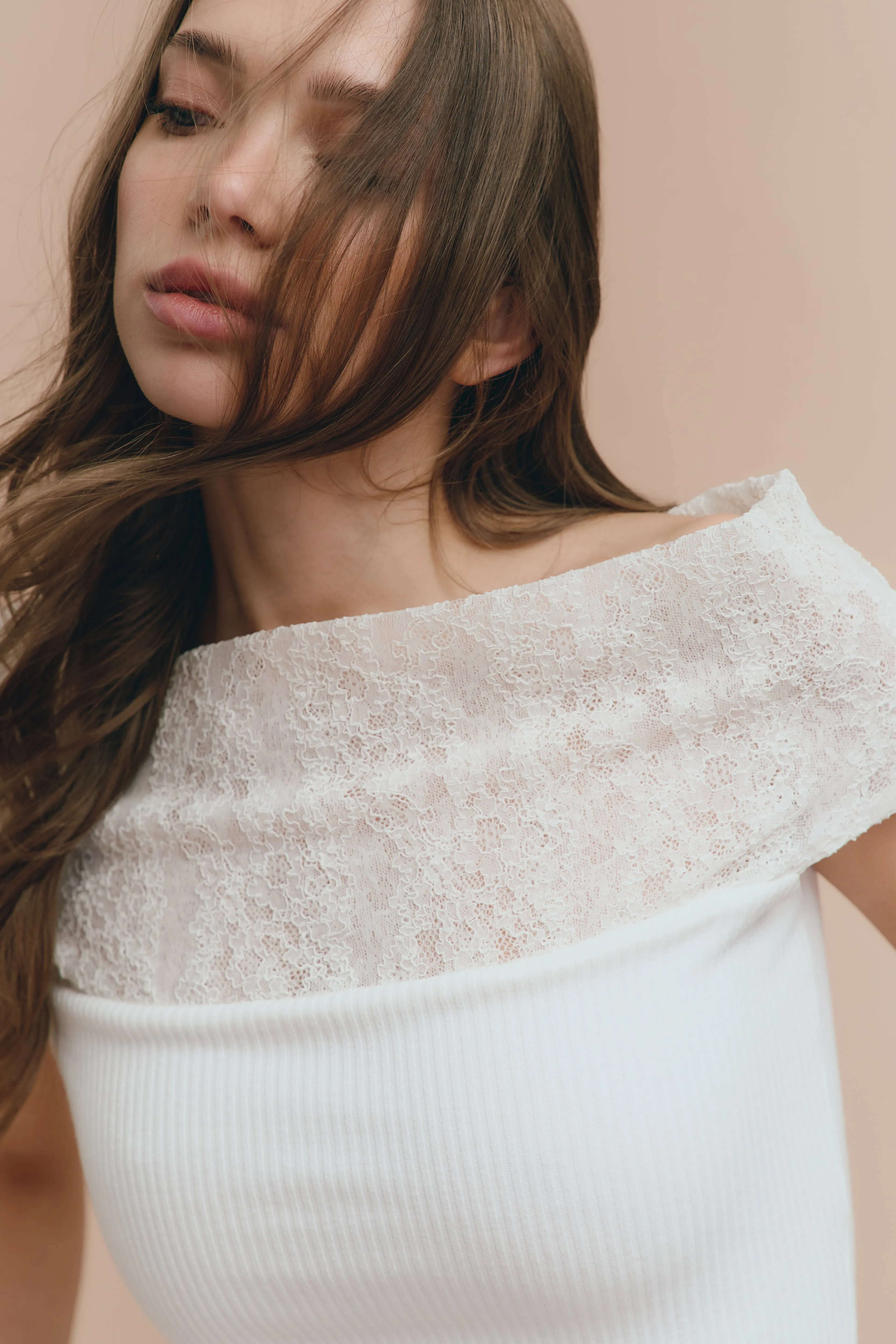 Stacy - White jersey pjs