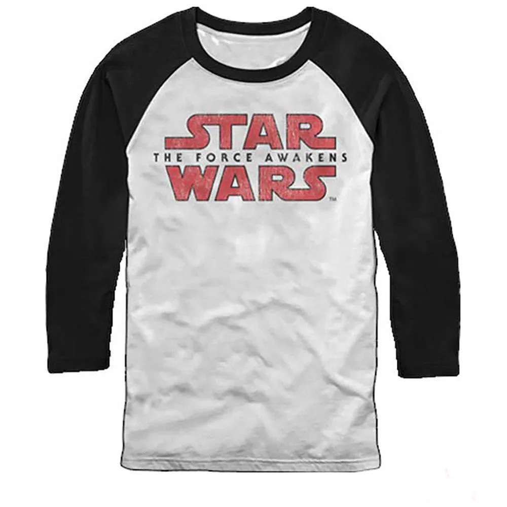 Star Wars Force Awakens Logo Baseball Jersey Longsleeve T-Shirt
