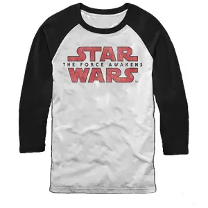 Star Wars Force Awakens Logo Baseball Jersey Longsleeve T-Shirt