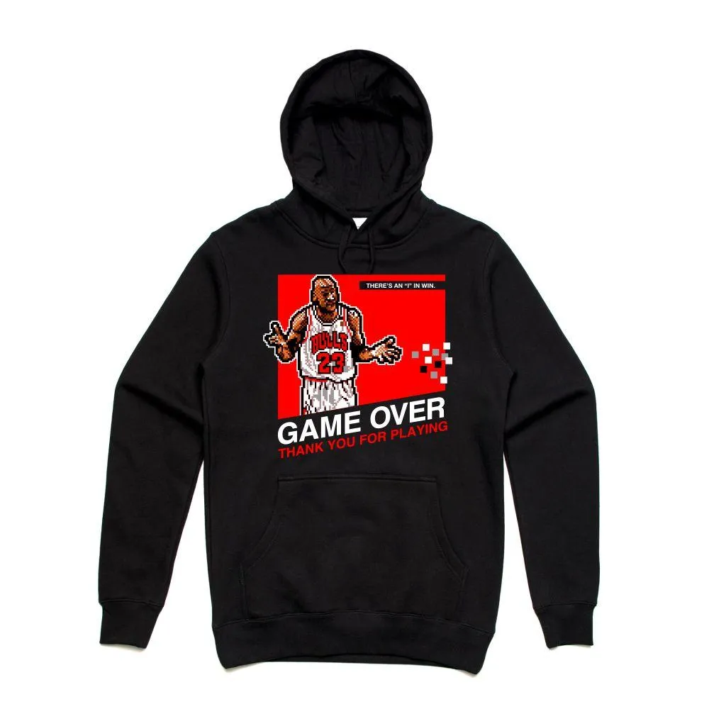 Streetwear on Demand MJ 8 BIT HOODIE BLACK