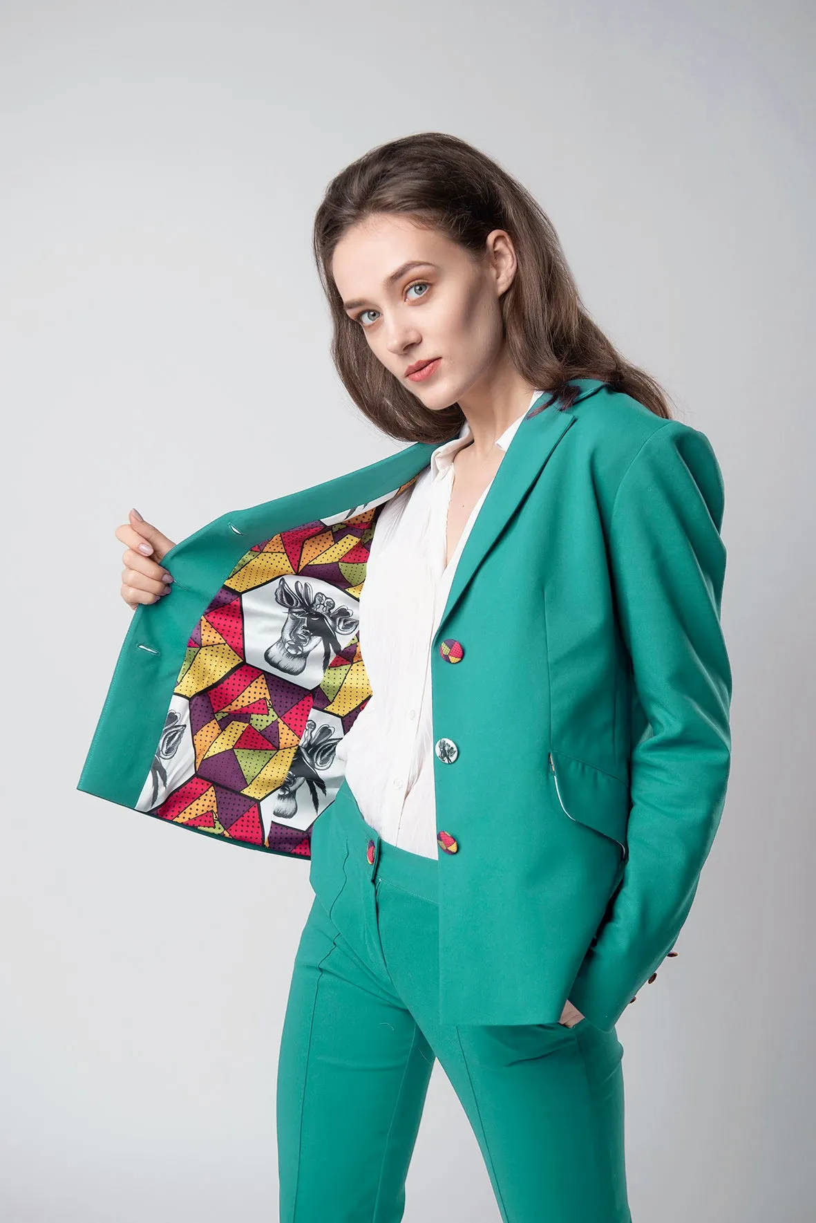 Suit Tailored Blazer & Trousers Set