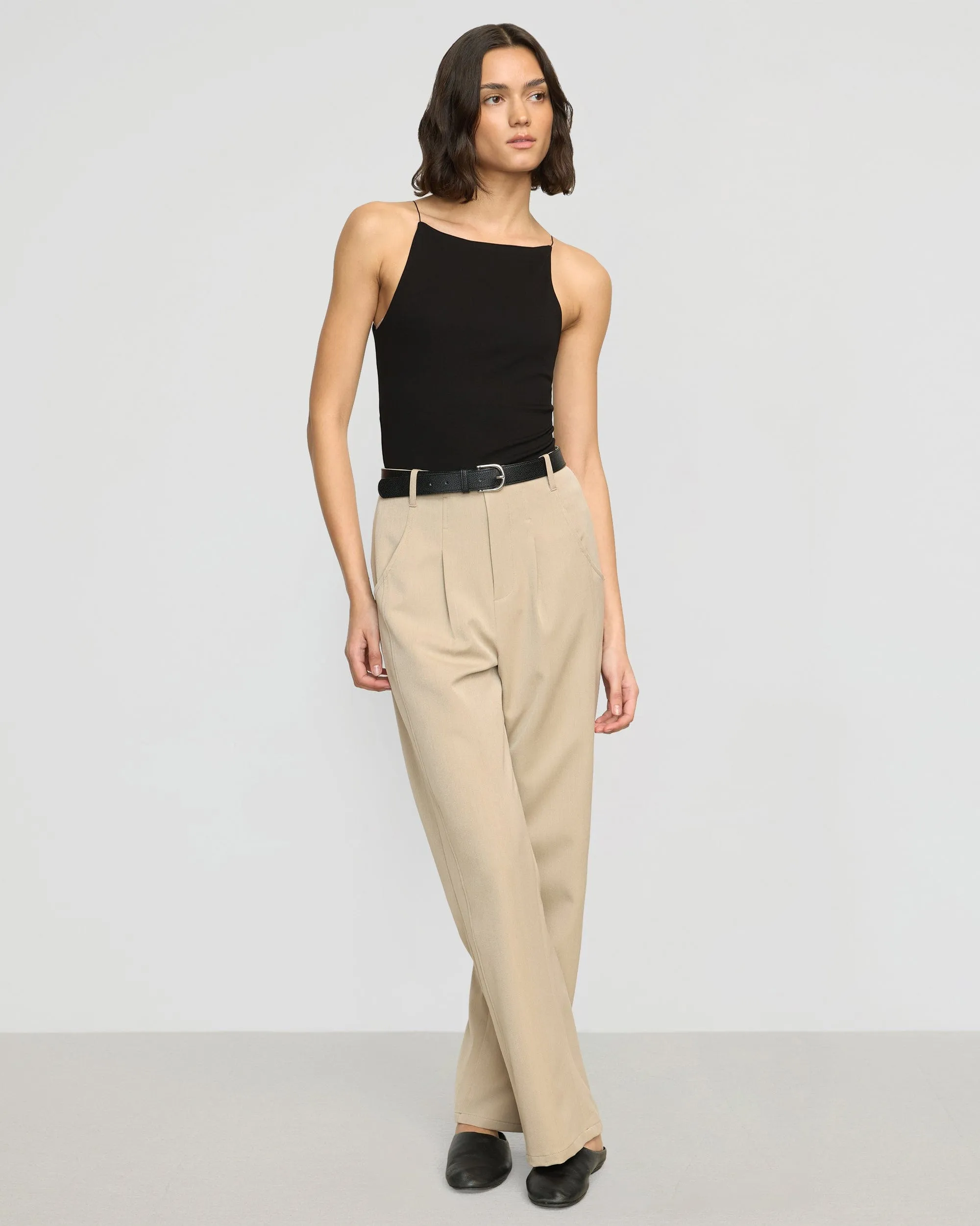 Suni Tailored Straight Leg Pant