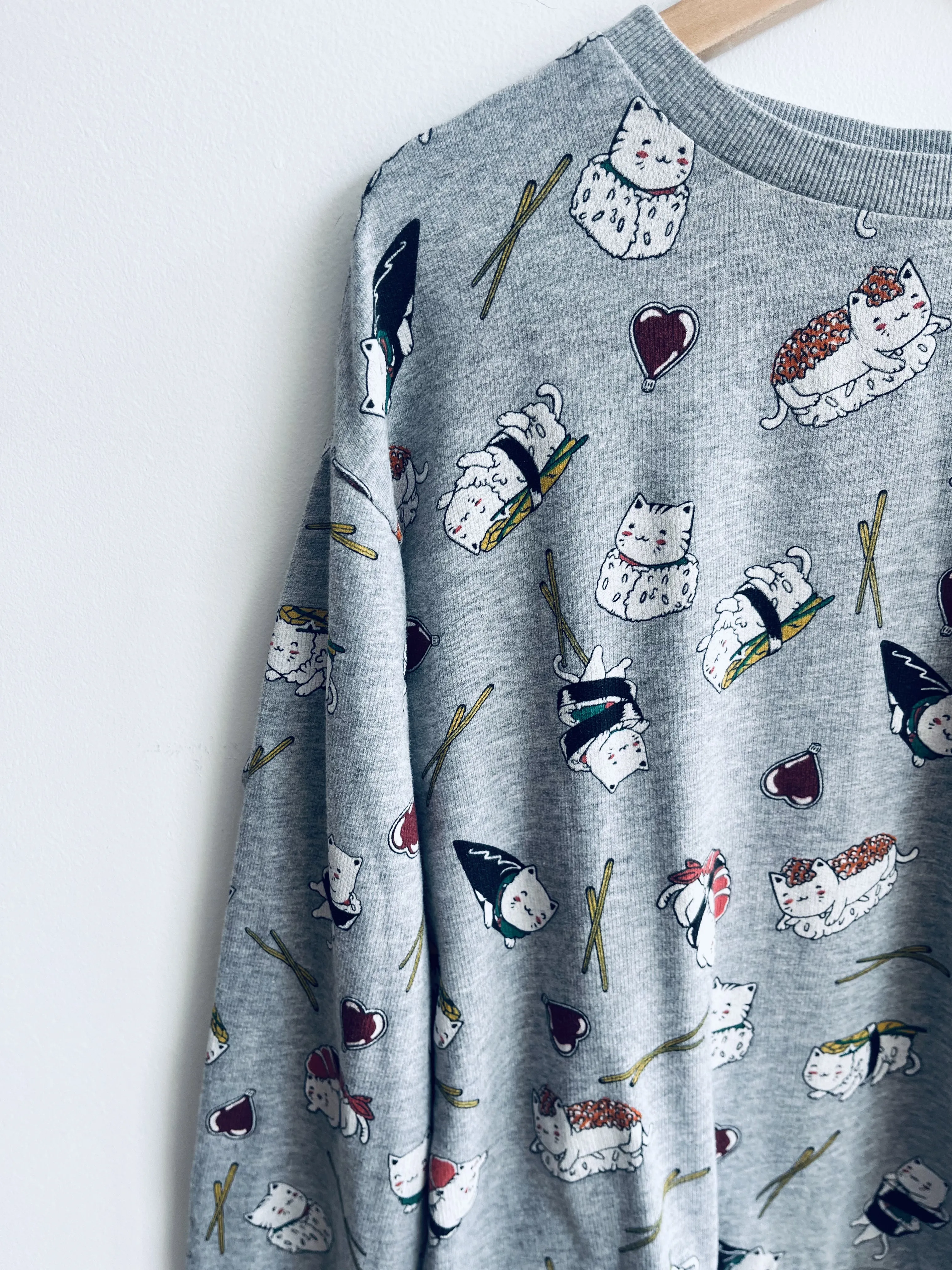 Sushi Cat Sweatshirt // 10-12Y