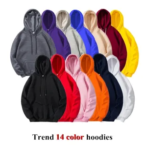 Sweat à capuche pour hommes, couleur unie, sweat de marque à la mode, 2020, printemps-automne, décontracté