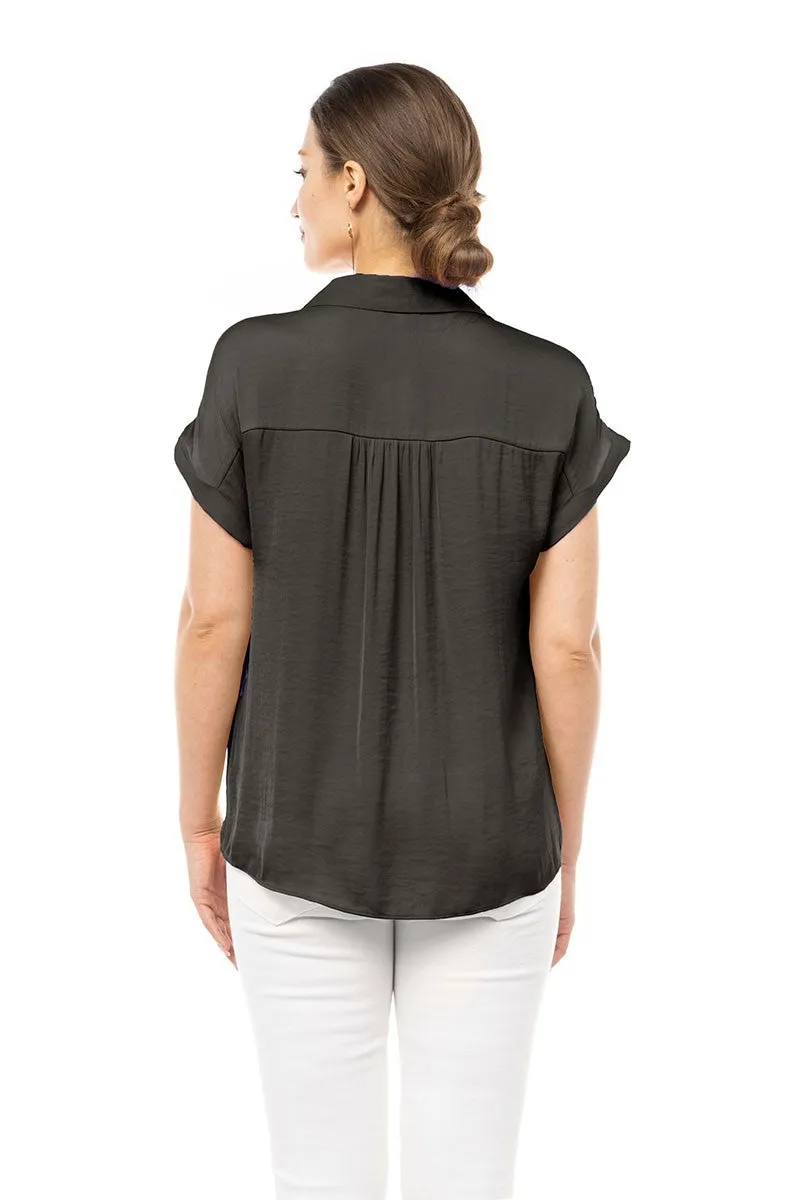 T195 V SLINKY BLOUSE