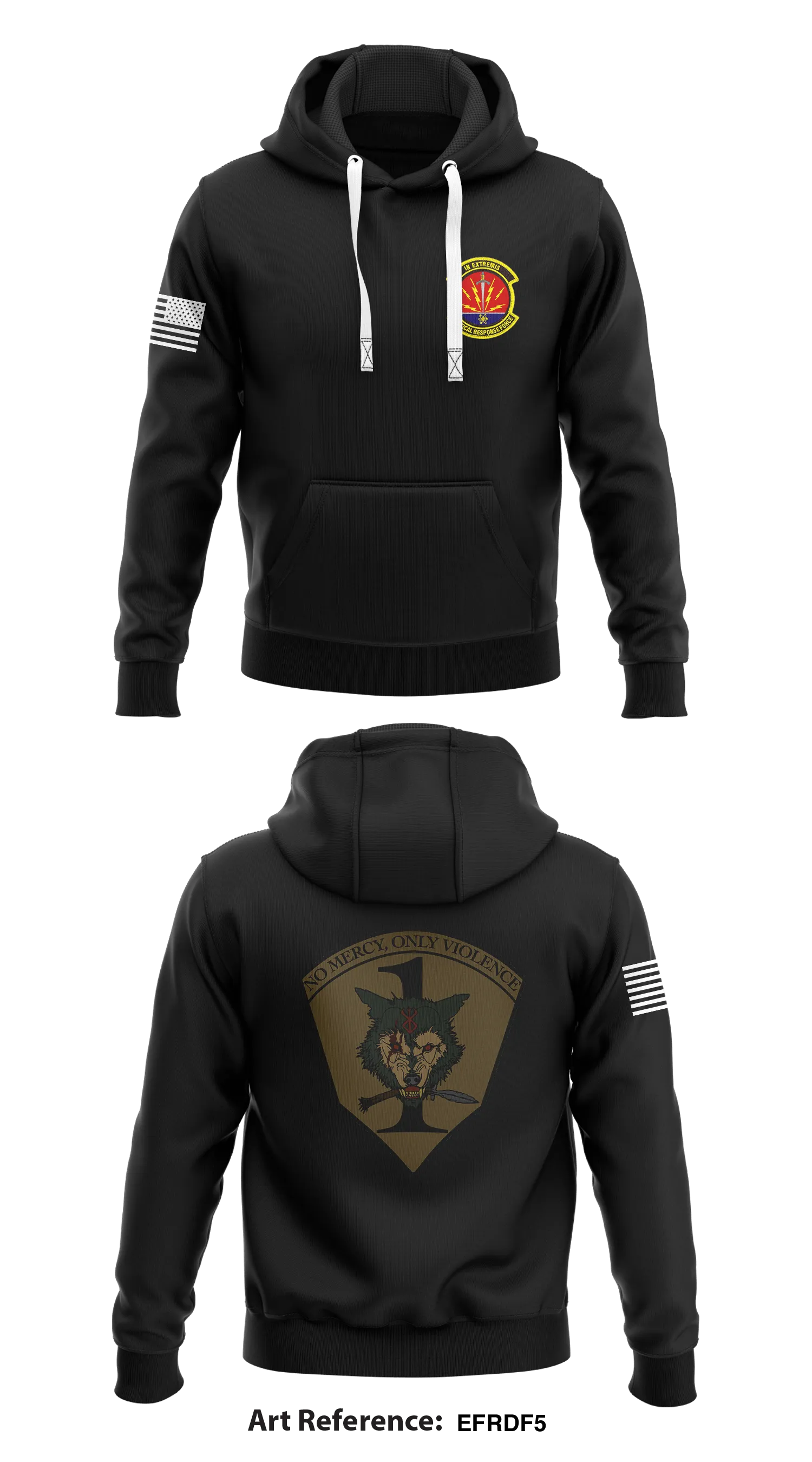 Tactical response force Store 1  Core Men's Hooded Performance Sweatshirt - efrdF5