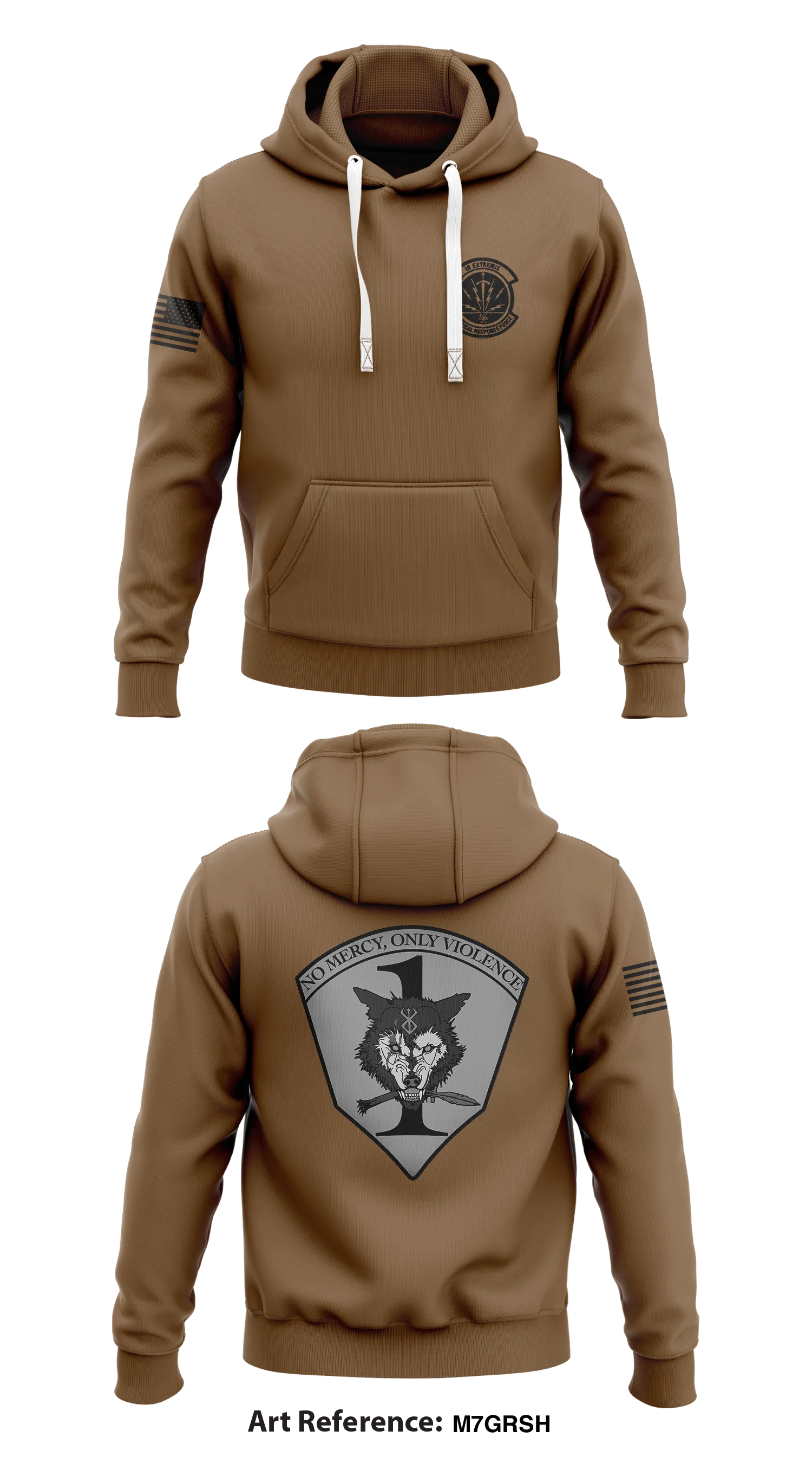 Tactical response force Store 1  Core Men's Hooded Performance Sweatshirt - M7gRsH