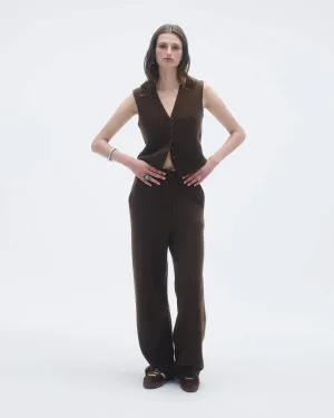 Tailored Trouser in Chestnut