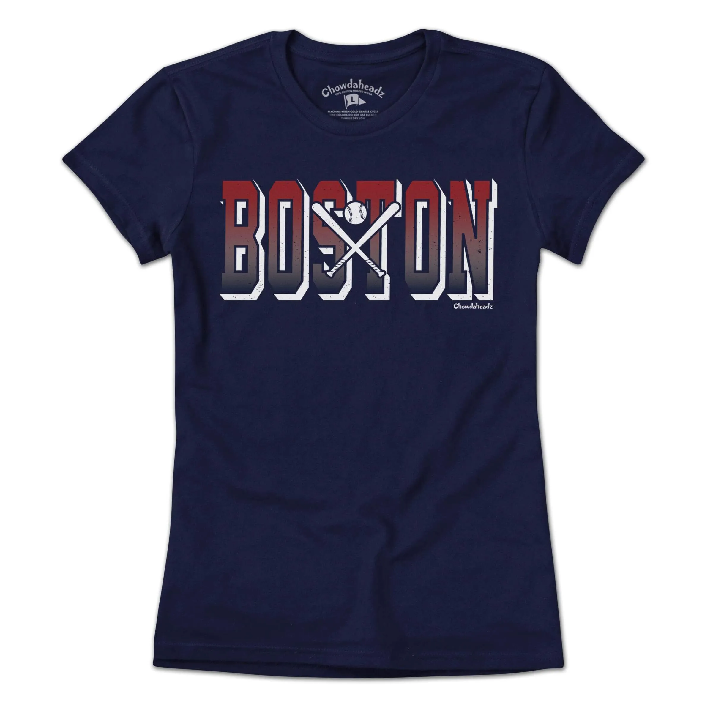 Tall Block Boston Baseball T-Shirt