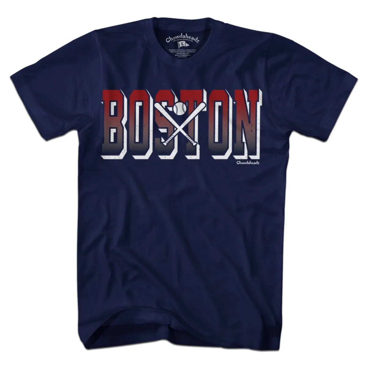Tall Block Boston Baseball T-Shirt