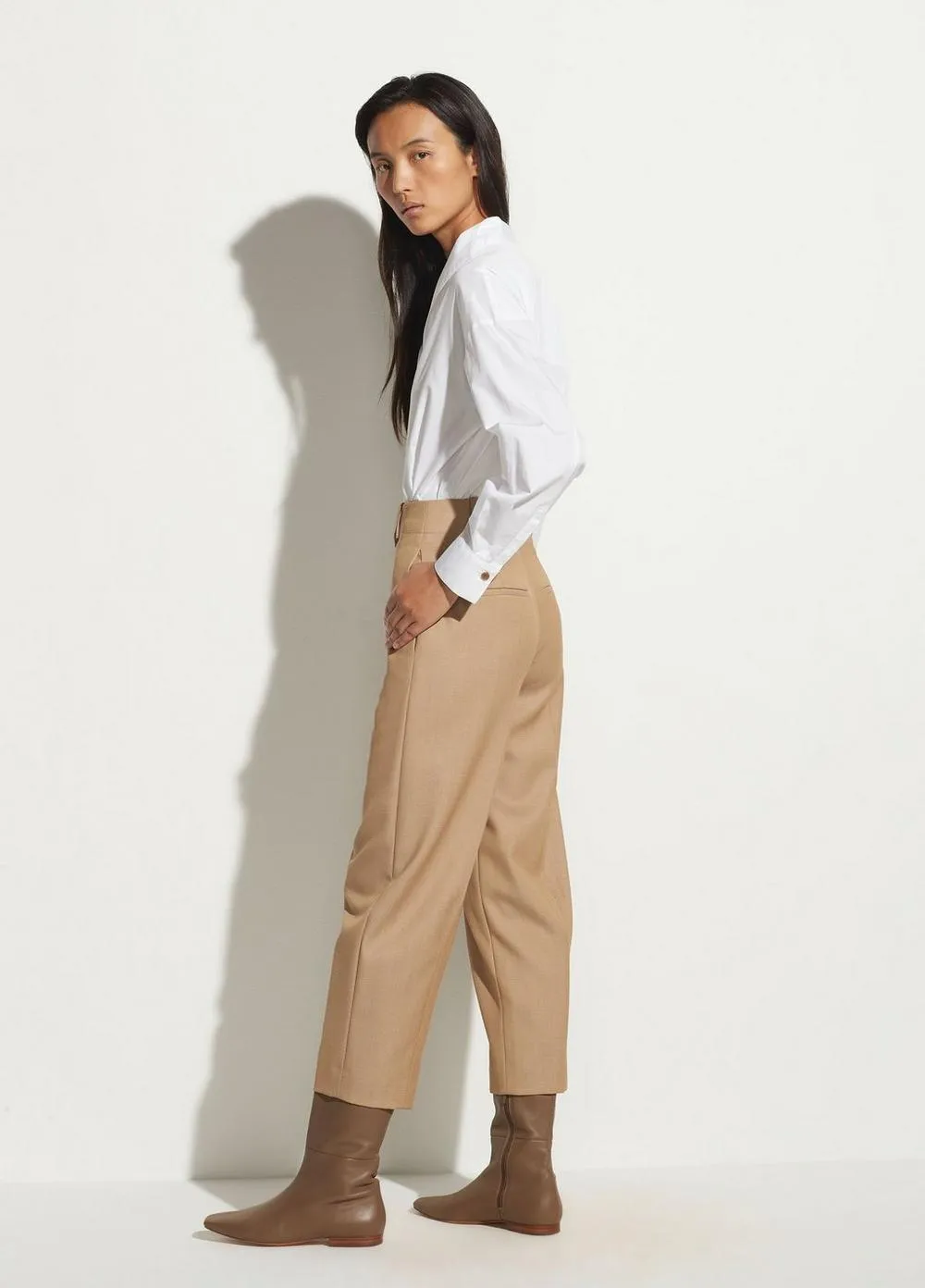 Tapered Crop Pant (Wheat)