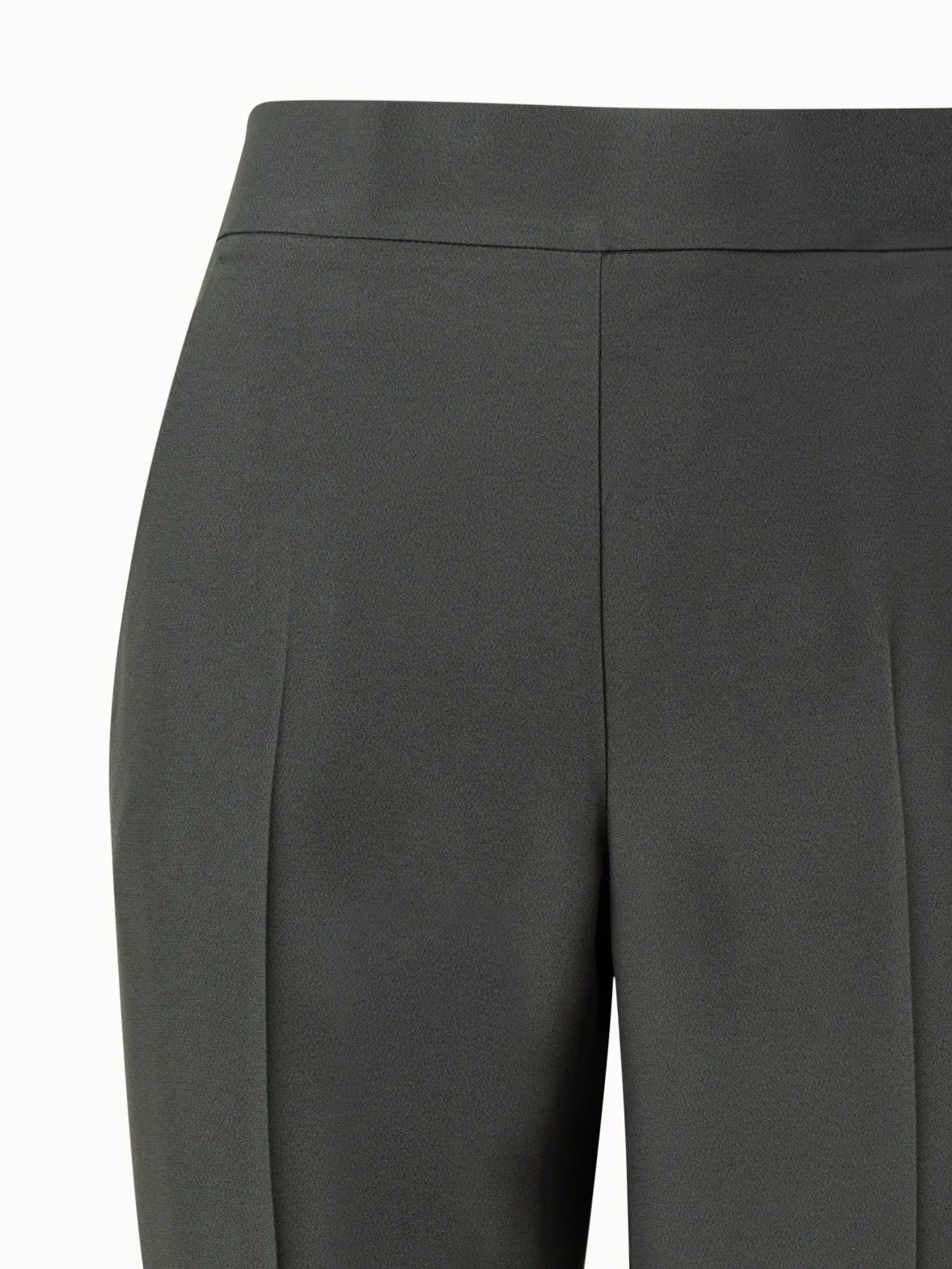Tapered Crêpe Pants