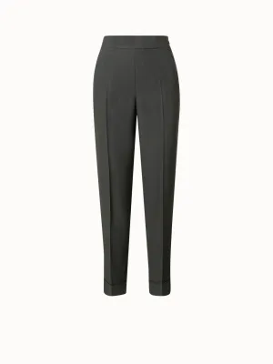 Tapered Crêpe Pants