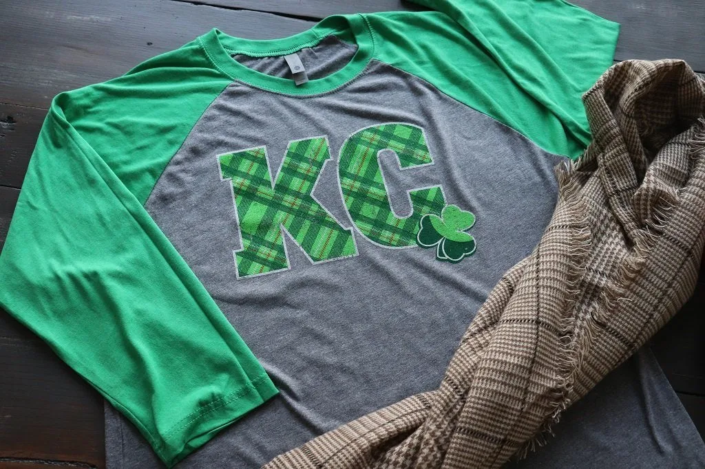 Tartan Plaid KC with Shamrock
