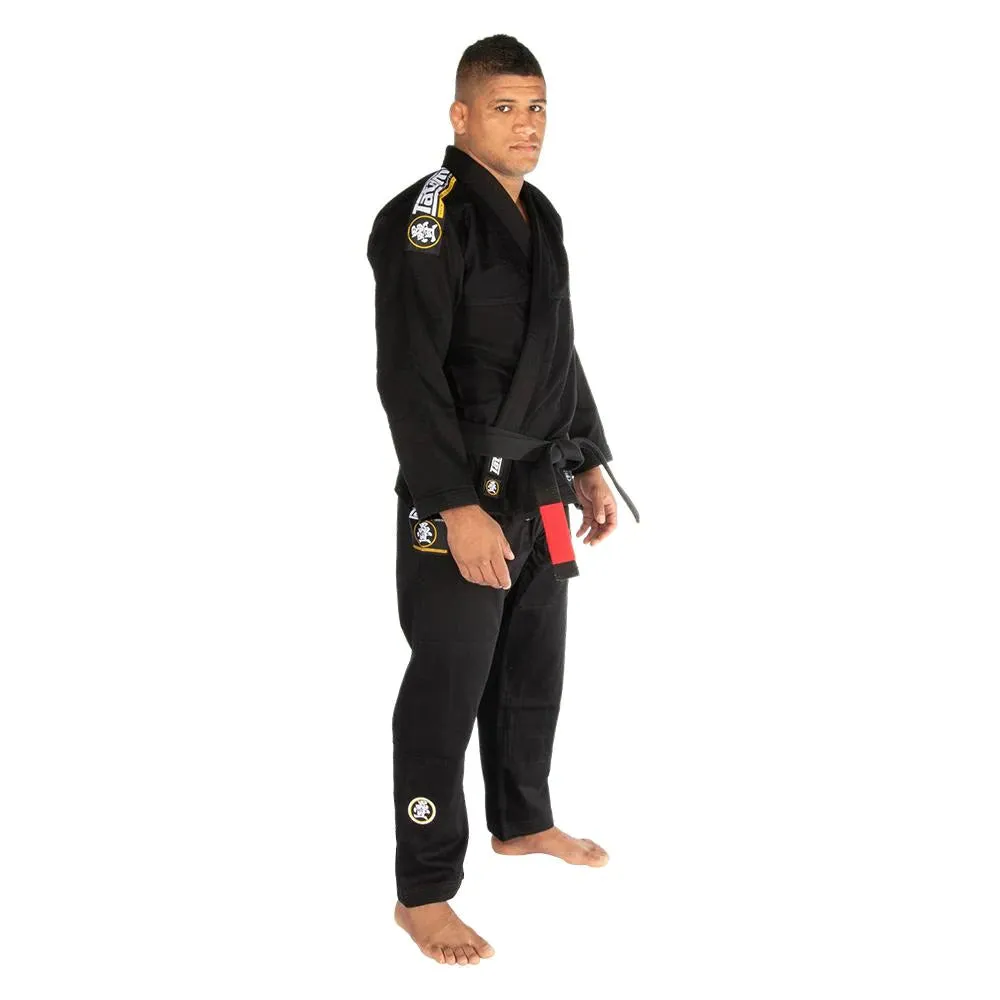 TATAMI NOVA ABSOLUTE BLACK GI - FREE WHITE BELT