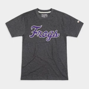 TCU Frogs Baseball Script Tee