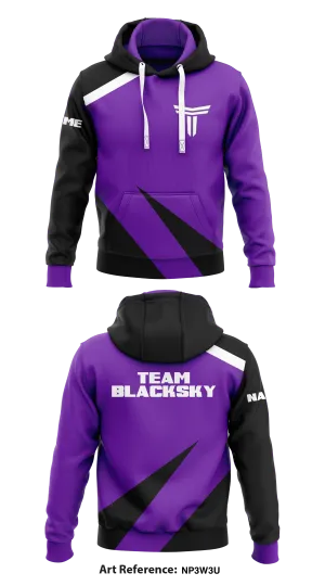 Team Blacksky Store 1  Core Men's Hooded Performance Sweatshirt - np3w3u