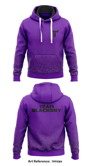 Team Blacksky Store 1  Core Men's Hooded Performance Sweatshirt - TpfKm4