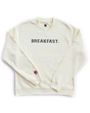 The Breakfast Crewneck in Butter.