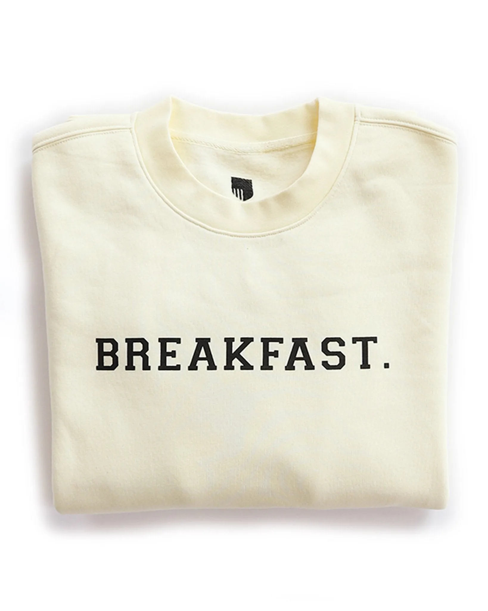 The Breakfast Crewneck in Butter.