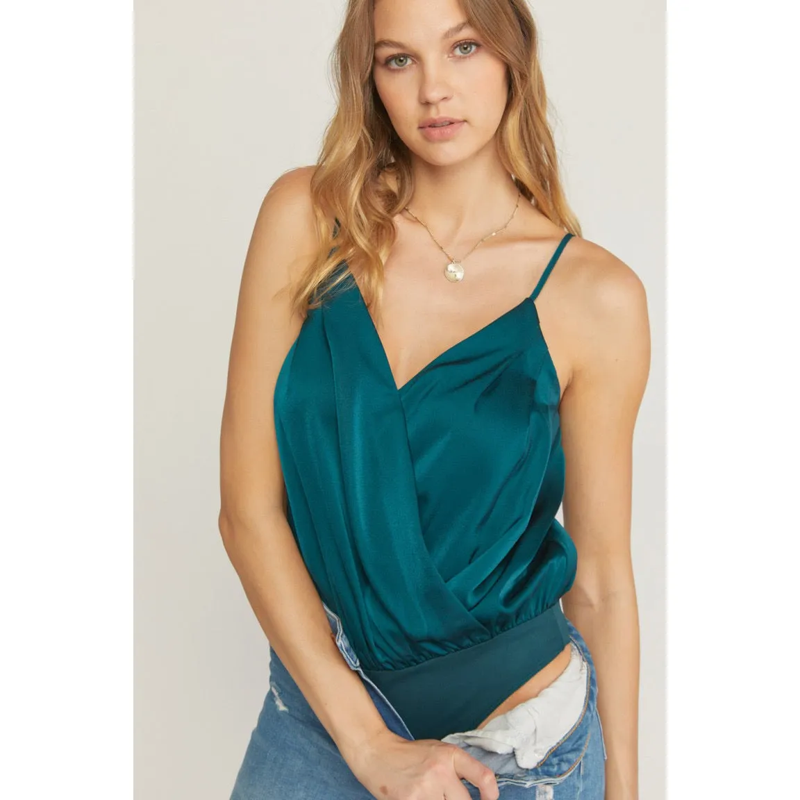 The Fierce and Fabulous Bodysuit in Hunter Green