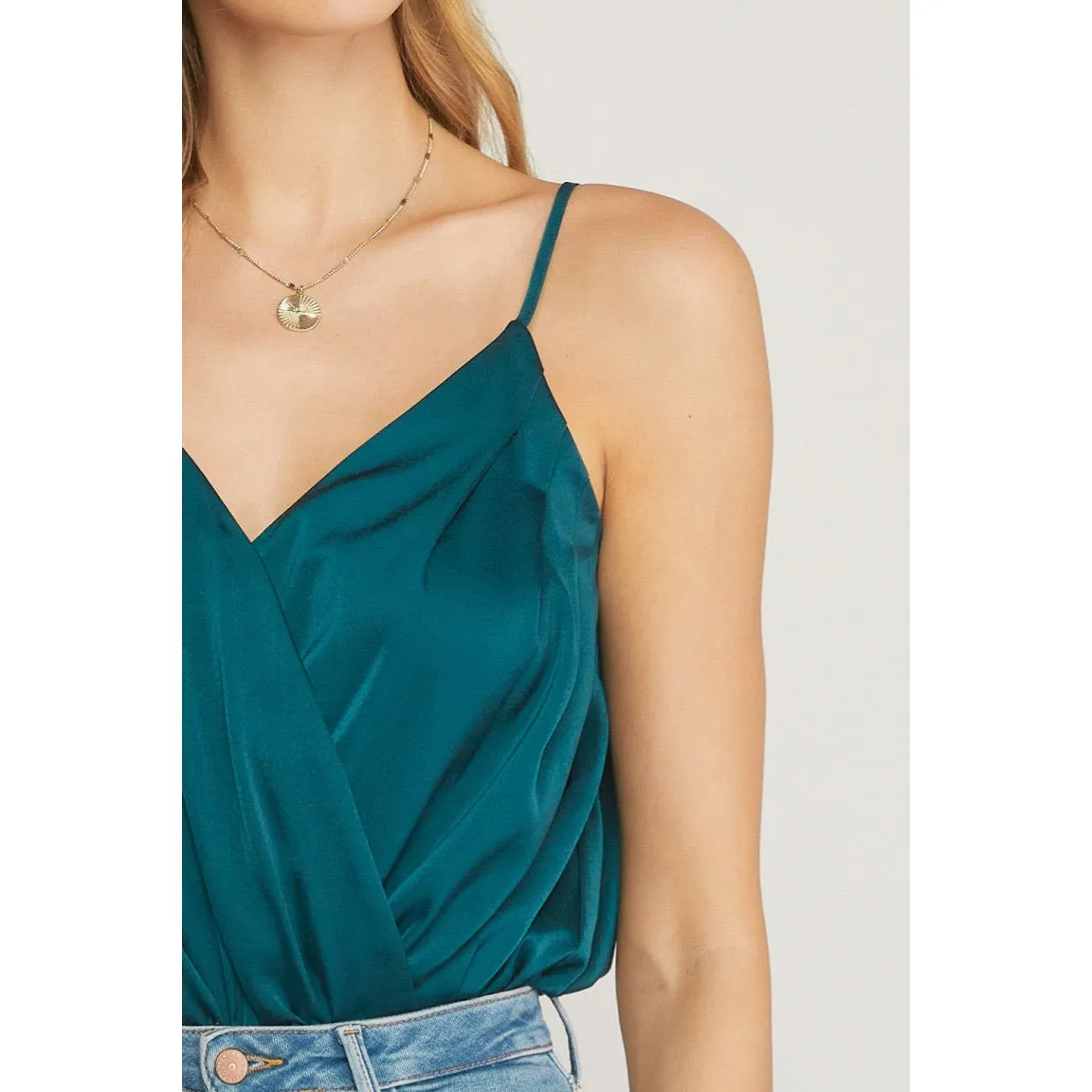 The Fierce and Fabulous Bodysuit in Hunter Green