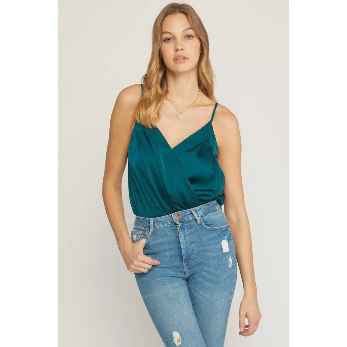 The Fierce and Fabulous Bodysuit in Hunter Green