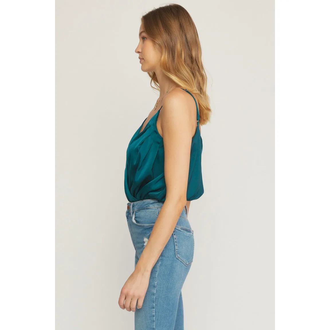 The Fierce and Fabulous Bodysuit in Hunter Green