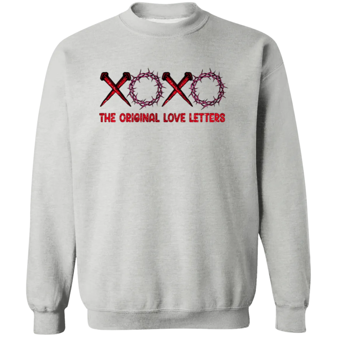The Original Love Letters Crewneck Pullover Sweatshirt