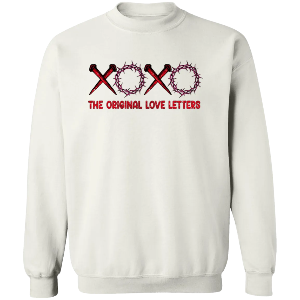 The Original Love Letters Crewneck Pullover Sweatshirt