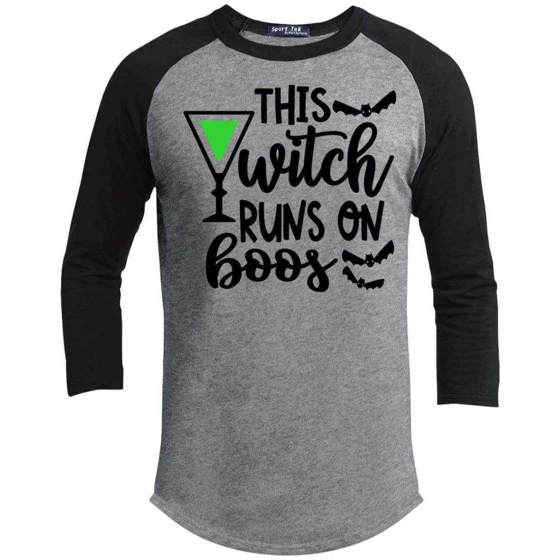 This Witch Runs On Boos Raglan