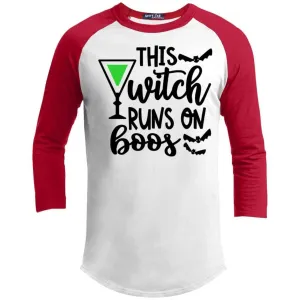 This Witch Runs On Boos Raglan