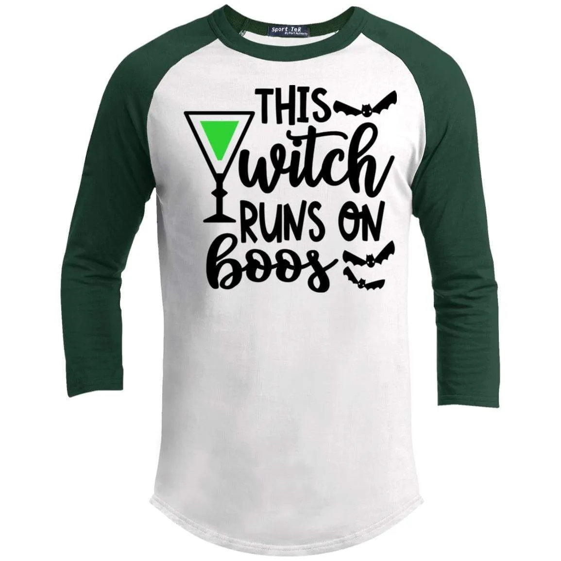 This Witch Runs On Boos Raglan