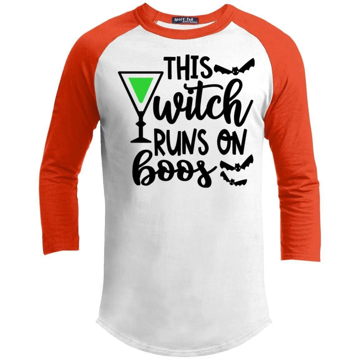 This Witch Runs On Boos Raglan
