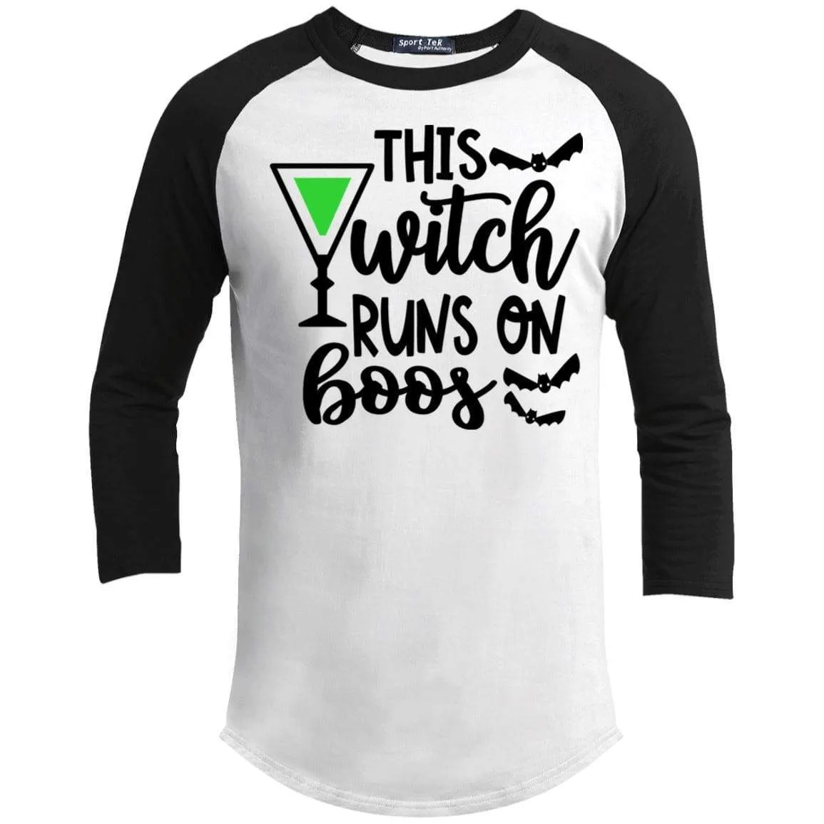 This Witch Runs On Boos Raglan