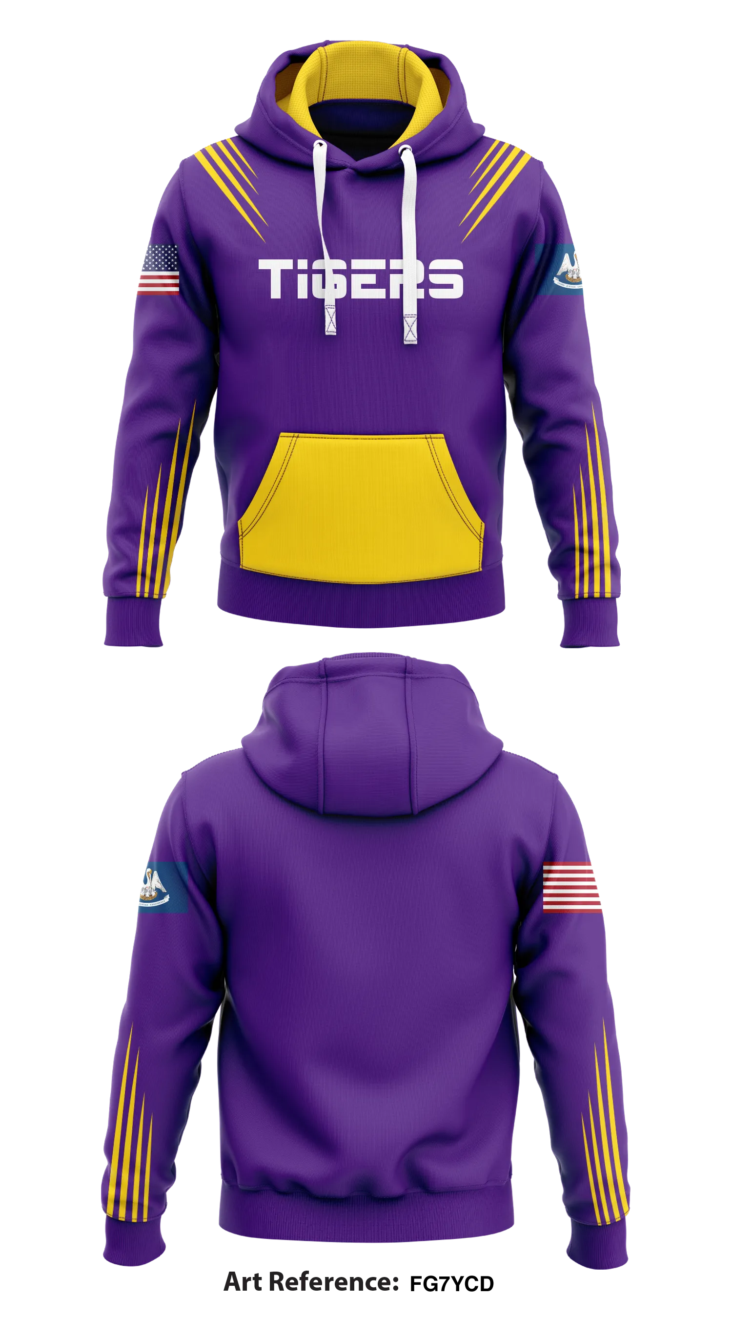 Tigers Store 4 Core Men's Hooded Performance Sweatshirt - fG7YcD