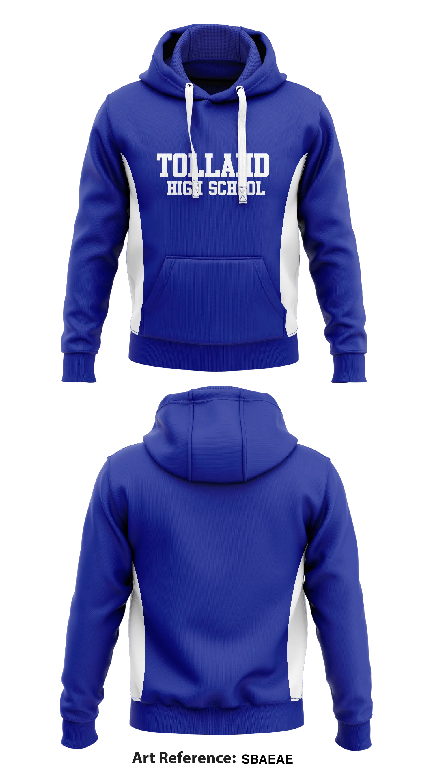 Tolland High School Store 1  Core Men's Hooded Performance Sweatshirt - SBaeAE