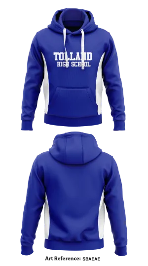 Tolland High School Store 1  Core Men's Hooded Performance Sweatshirt - SBaeAE